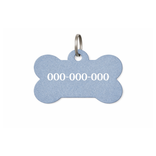 Chapa de Identificación para perro Colección Blue Jeans