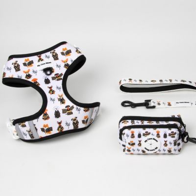 Pack Kimono Dogs - Arnés Ajustable + Correa + Porta Bolsas Doble