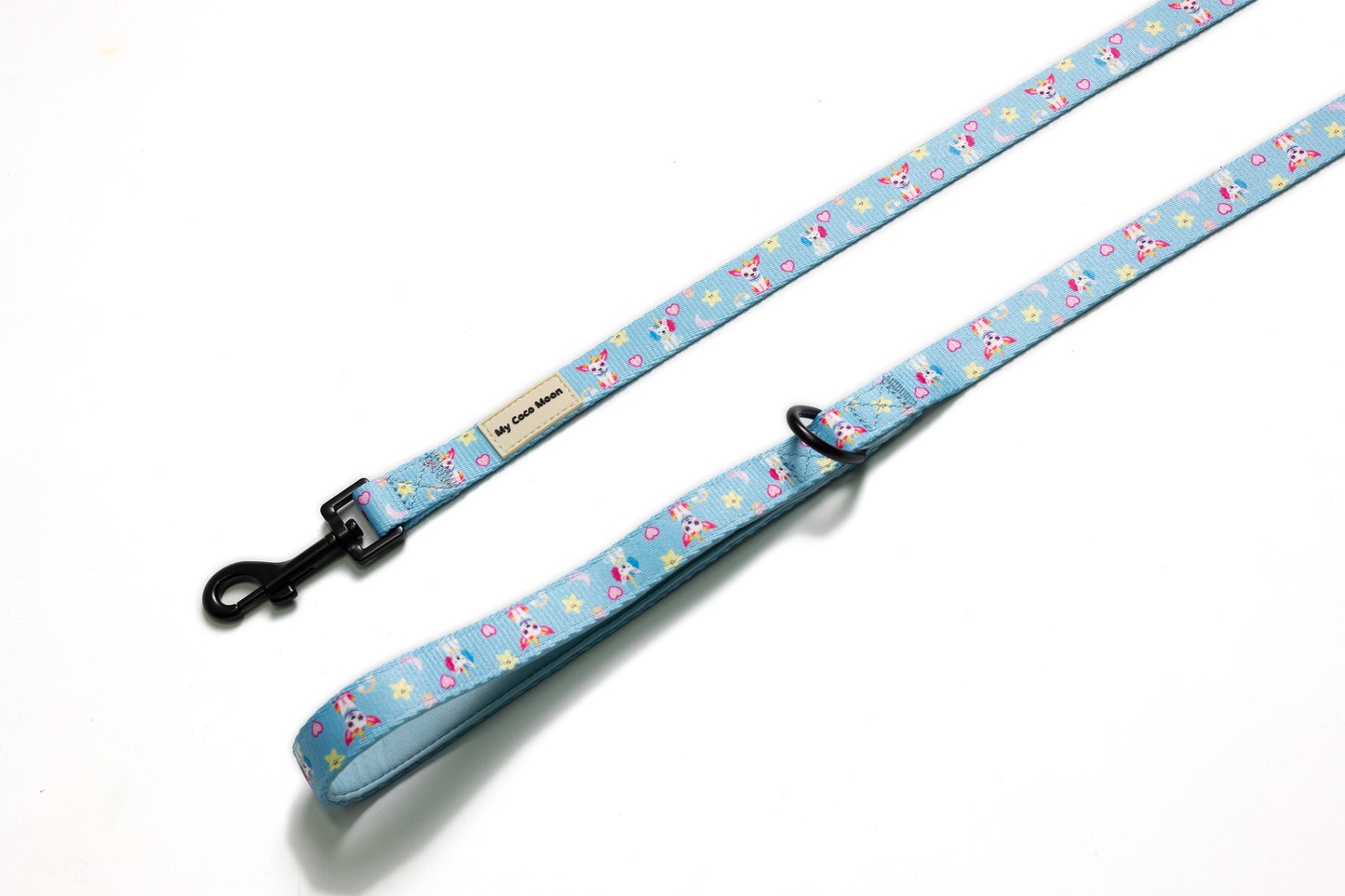 Pack Sweet Unicorns - Arnés Ajustable + Correa + Porta Bolsas Doble