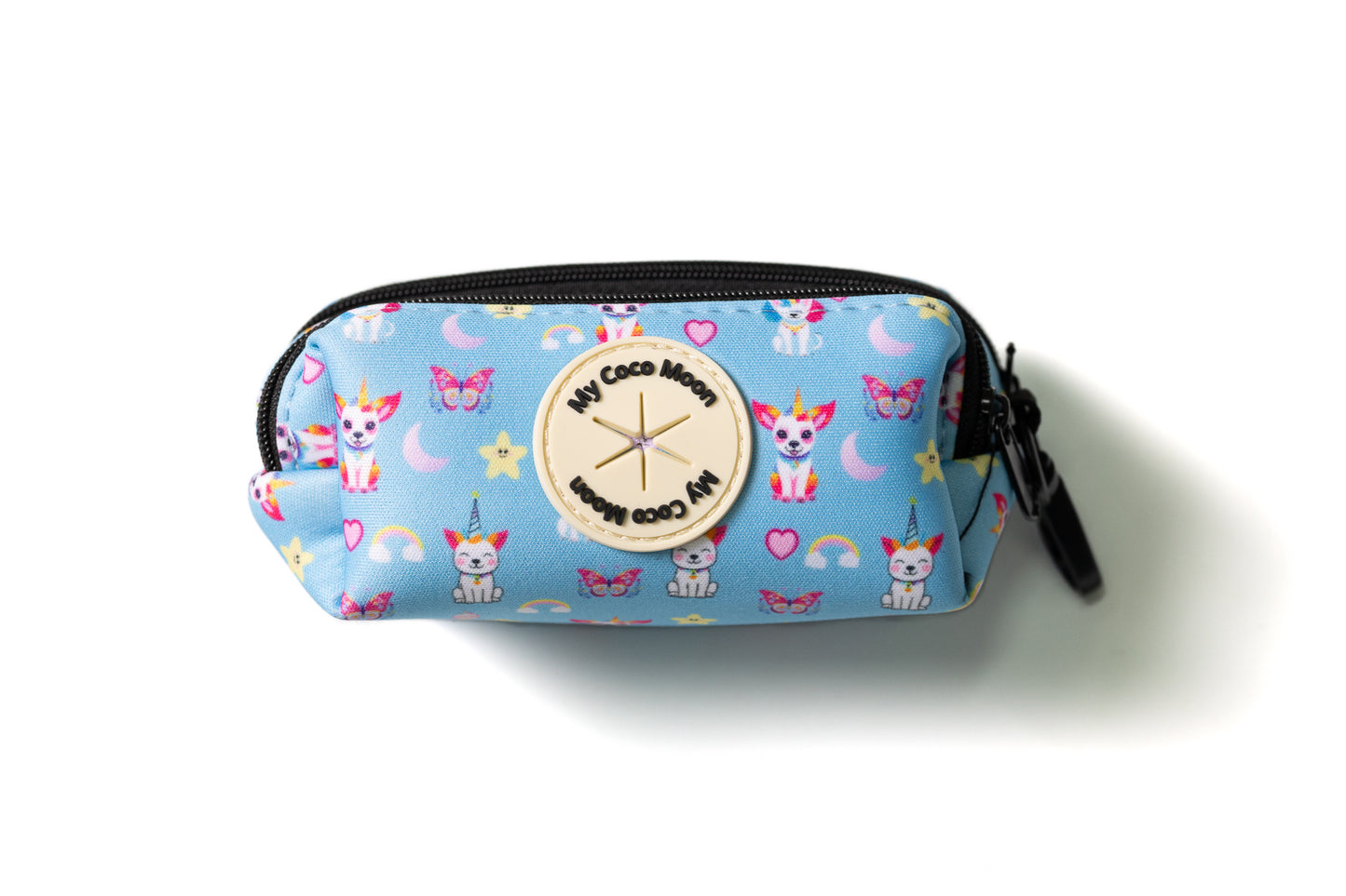 Pack Sweet Unicorns - Arnés Ajustable + Correa + Porta Bolsas Doble