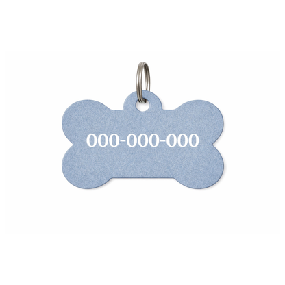 Chapa de Identificación para perro Colección Blue Jeans