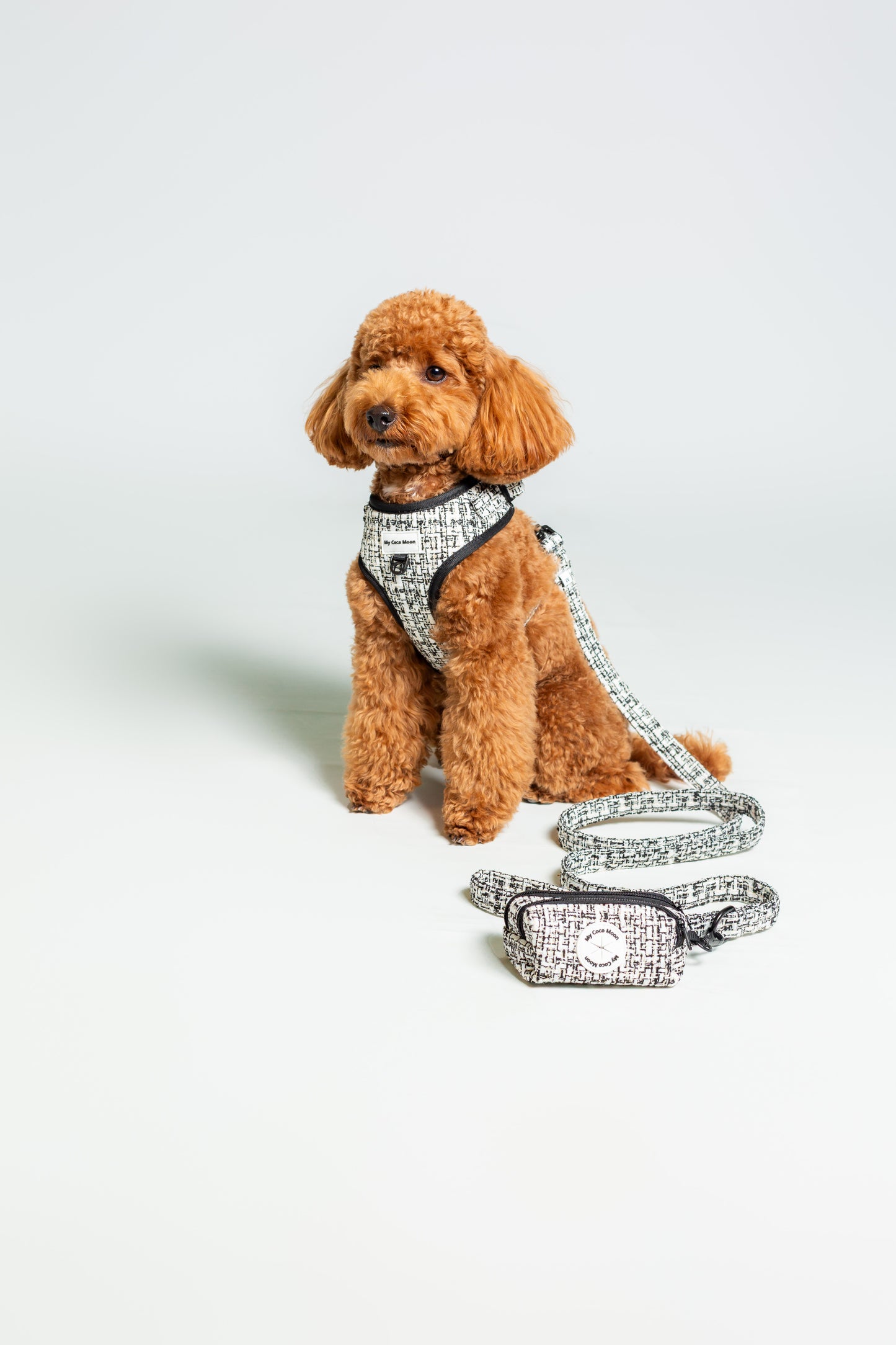 Pack Chic & Glam  Arnés Ajustable + Correa + Porta Bolsas Doble