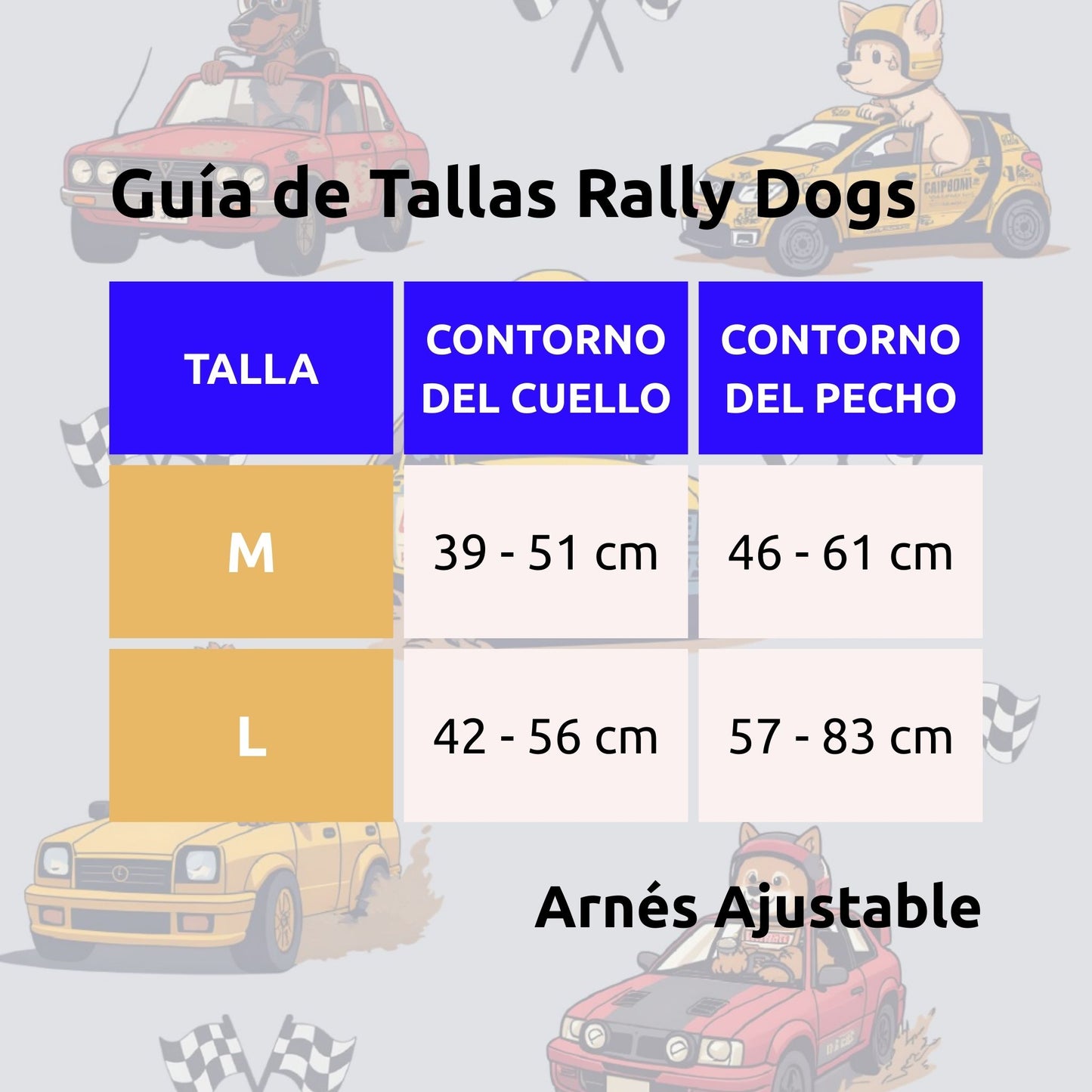 Pack Ahorro Arnés Ajustable  para perro + Correa + Porta Bolsas Rally Dogs