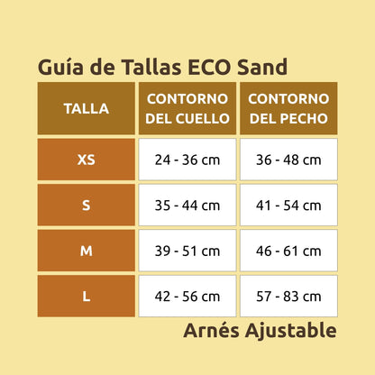 Arnés Ajustable para perro ECO Sand