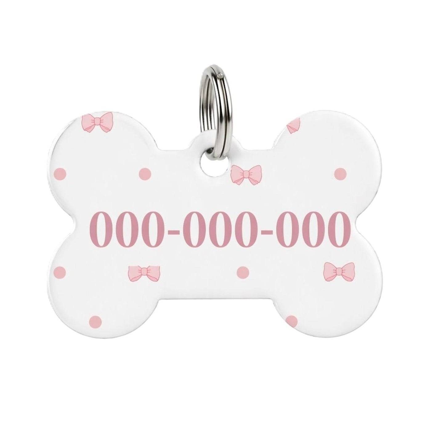 Chapa de Identificación para perro personalizada Candy Cotton