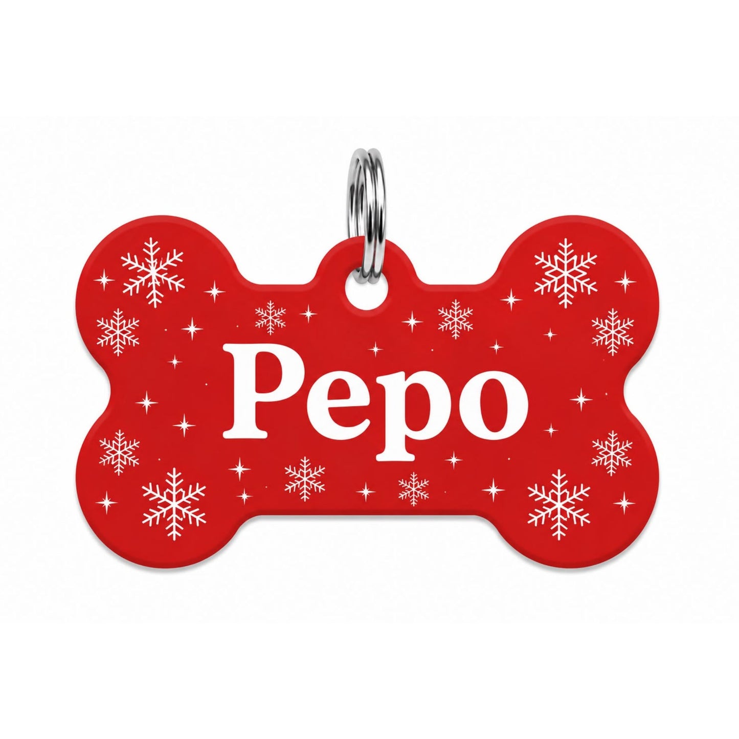 Chapa Indentificación Personalizada Santa - Modelo 2