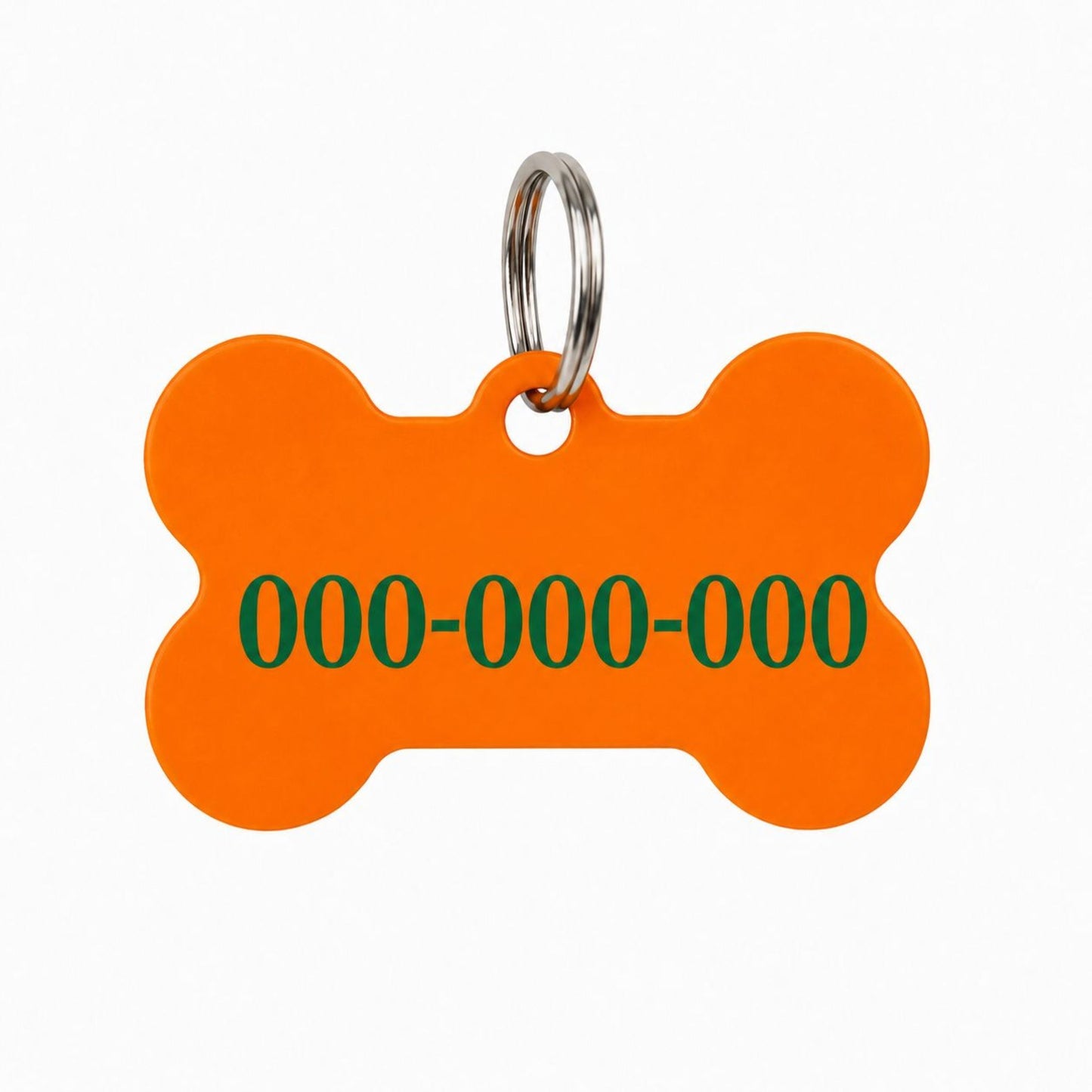 La Chapa de identificación personalizada de perro Summer Fresch Mint incluye al impresión a 2 caras con el nombre de tu pero y tu teléfono de contacto