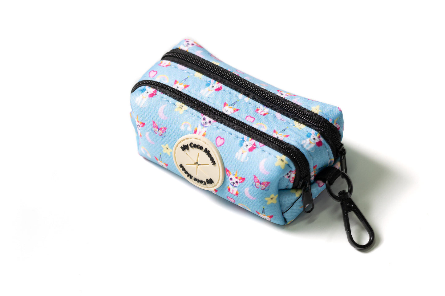 Pack Sweet Unicorns - Arnés Clásico + Correa + Porta Bolsas Doble
