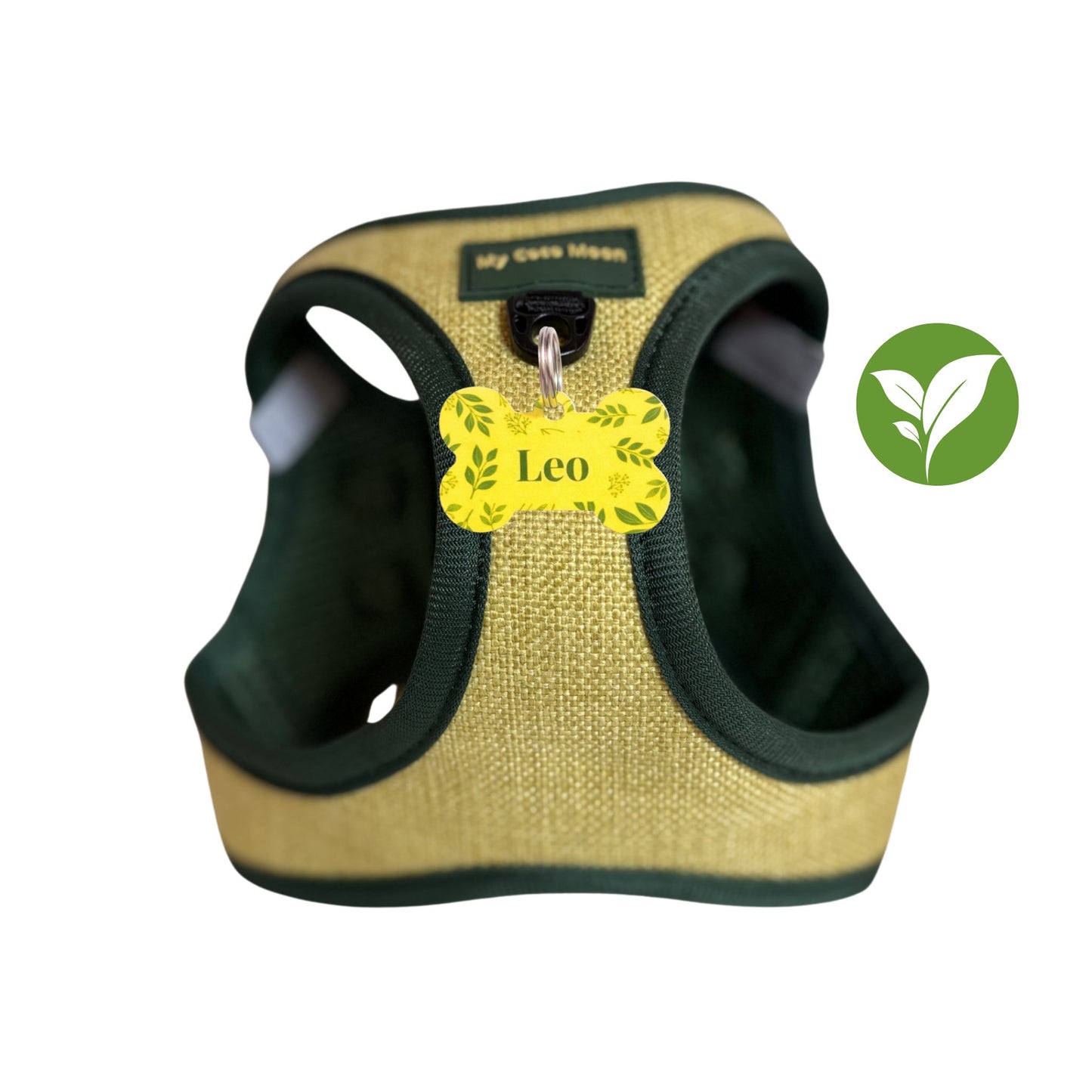 Arnés Body para perro ECO Green + Chapa personalizable 10% Dto.