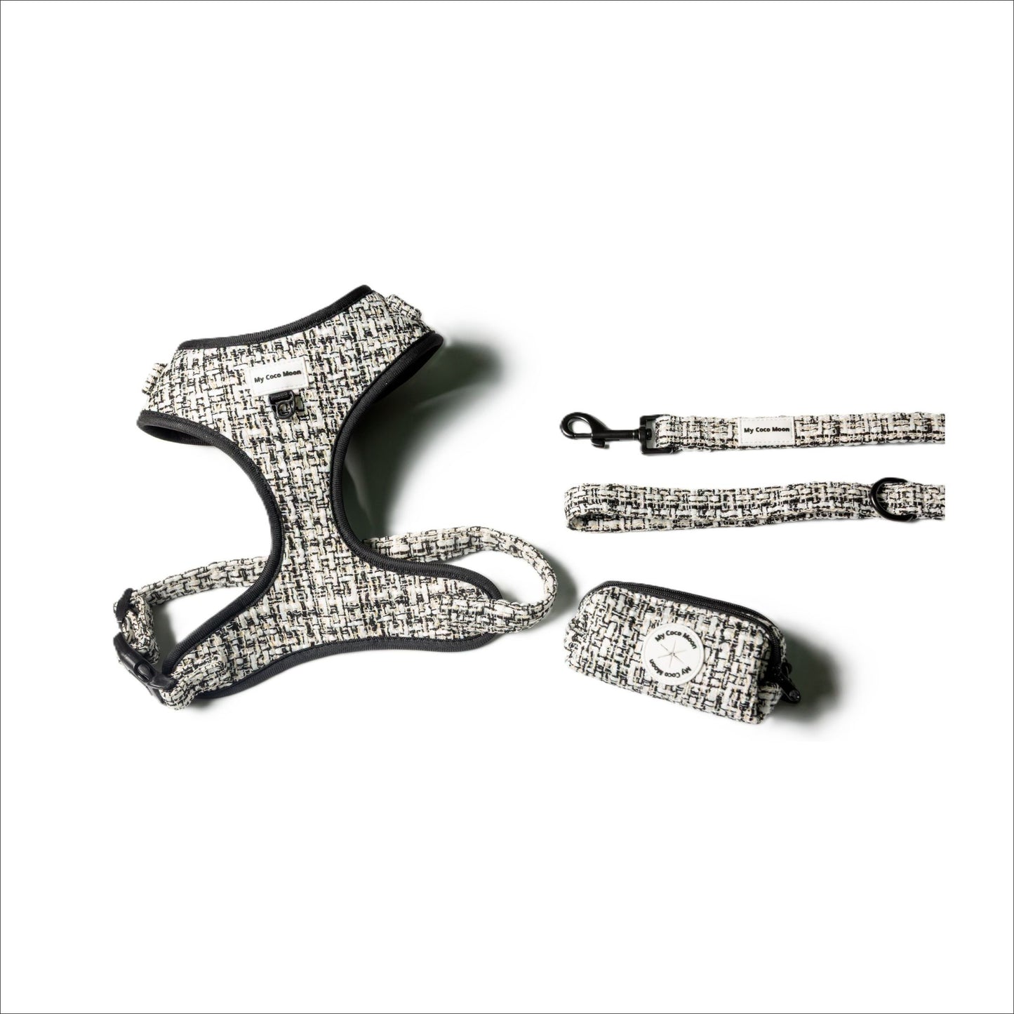 Pack Ahorro Arnés Ajustable para perro + Correa + Porta Bolsas Doble Chic & Glam