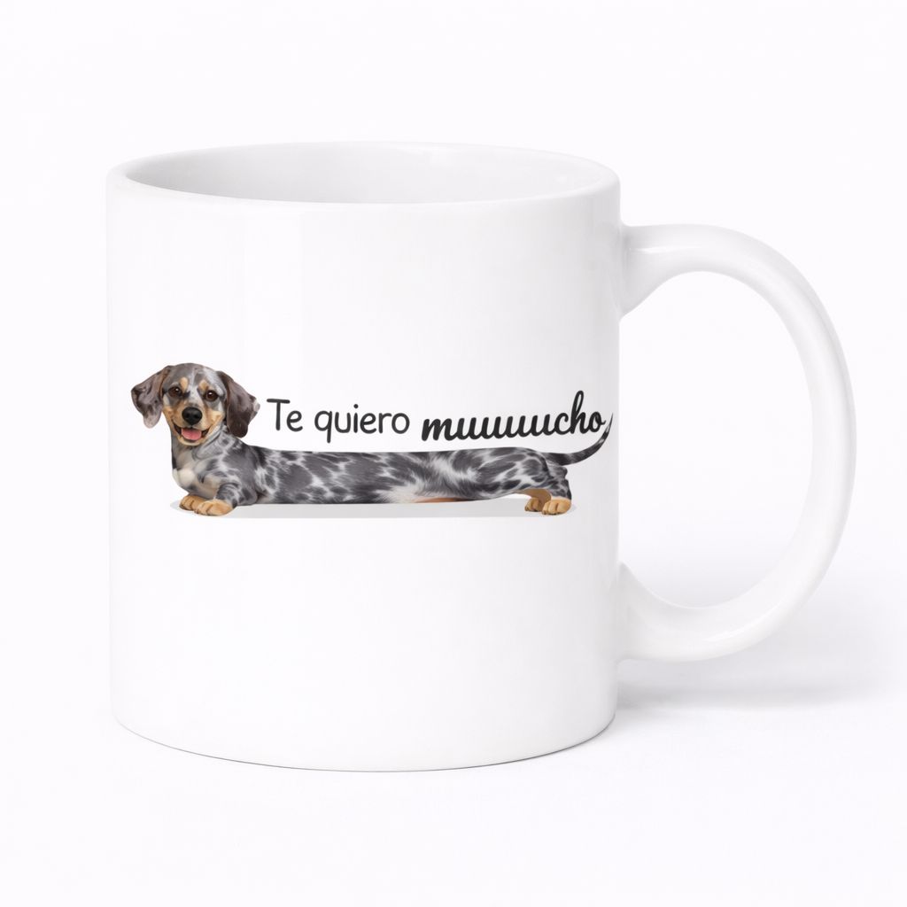 Taza Te quiero muuuucho (Teckel)