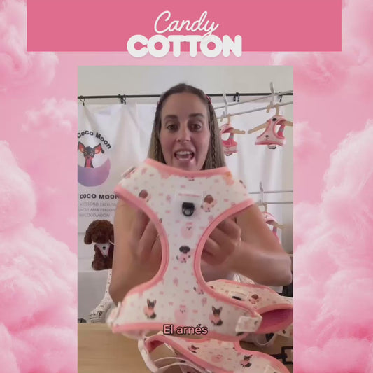 Arnés Ajustable para perro Candy Cotton